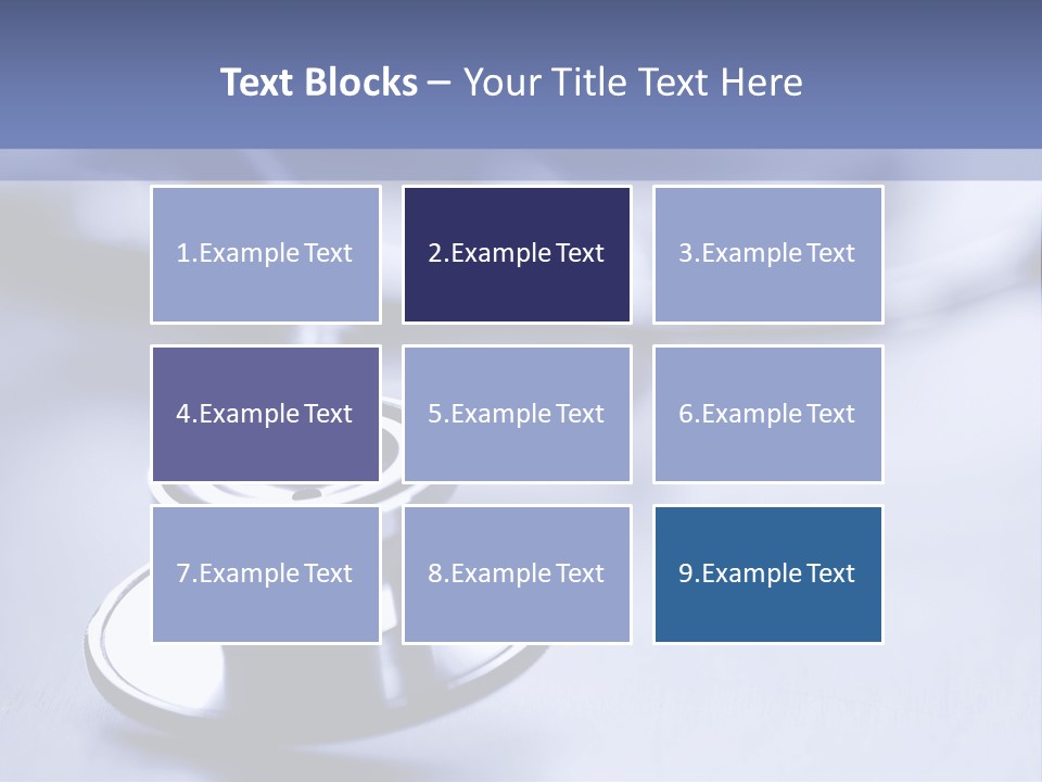 A Medical Powerpoint Presentation With A Stethoscope PowerPoint Template