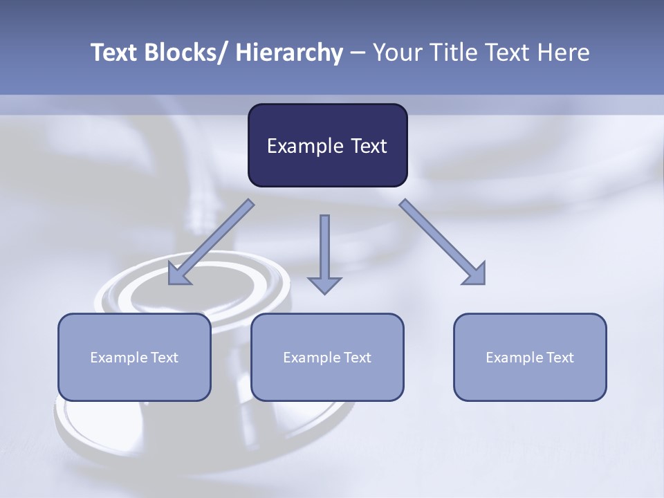 A Medical Powerpoint Presentation With A Stethoscope PowerPoint Template
