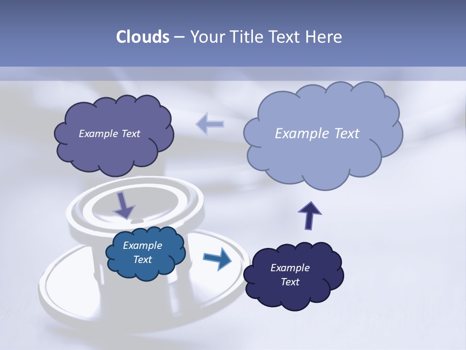 A Medical Powerpoint Presentation With A Stethoscope PowerPoint Template