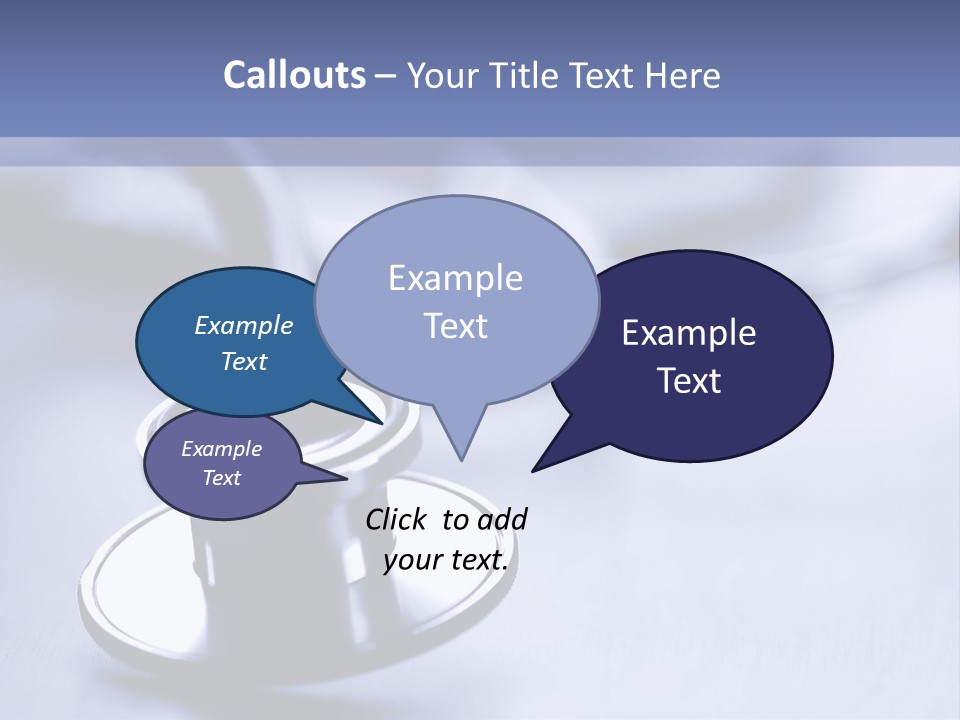 A Medical Powerpoint Presentation With A Stethoscope PowerPoint Template