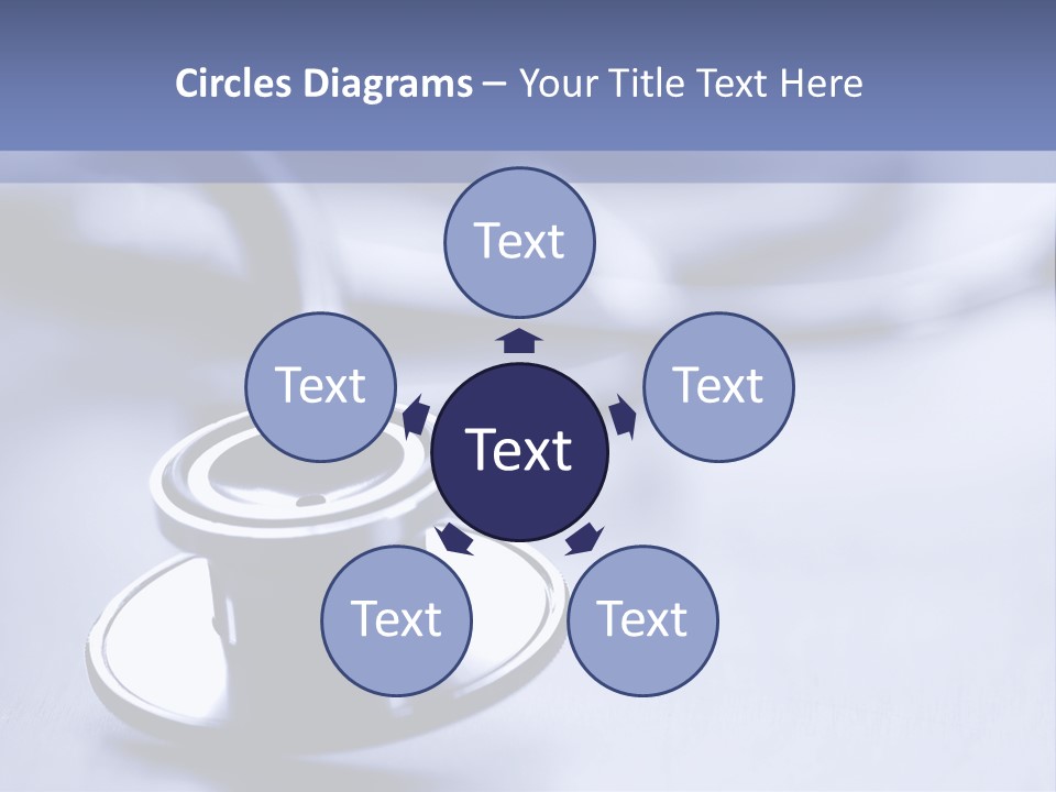 A Medical Powerpoint Presentation With A Stethoscope PowerPoint Template