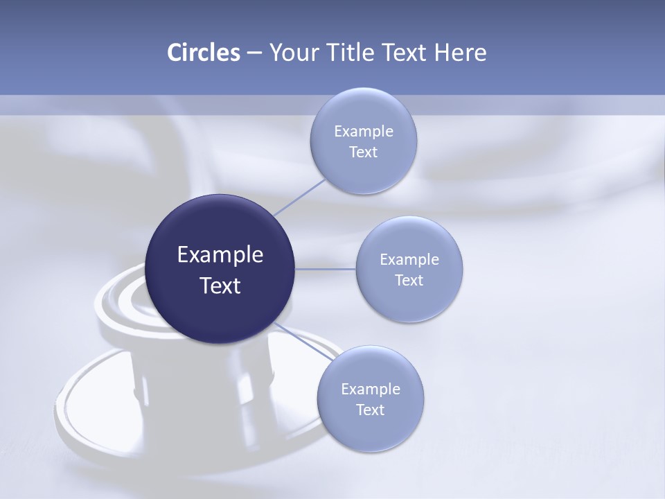A Medical Powerpoint Presentation With A Stethoscope PowerPoint Template