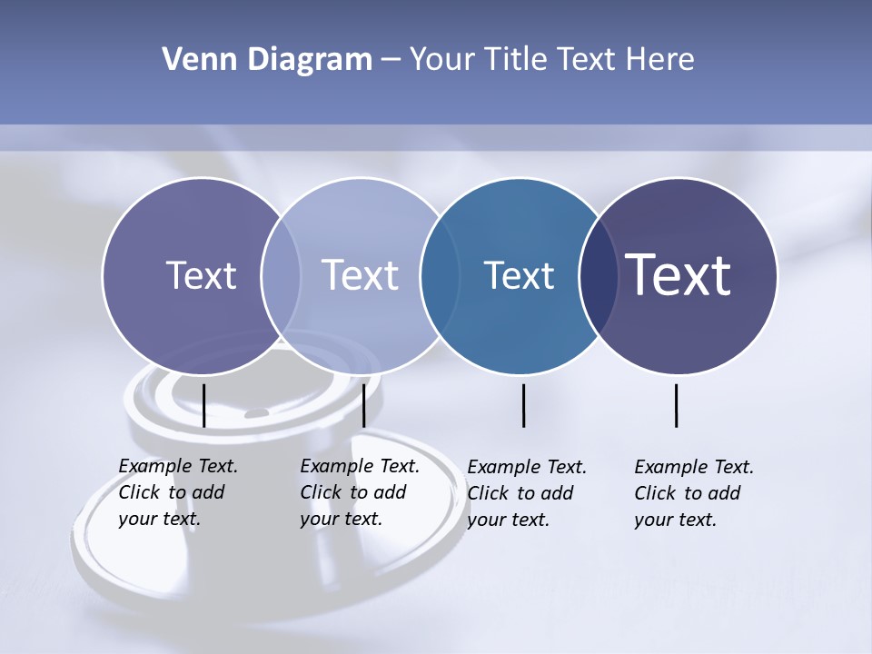 A Medical Powerpoint Presentation With A Stethoscope PowerPoint Template