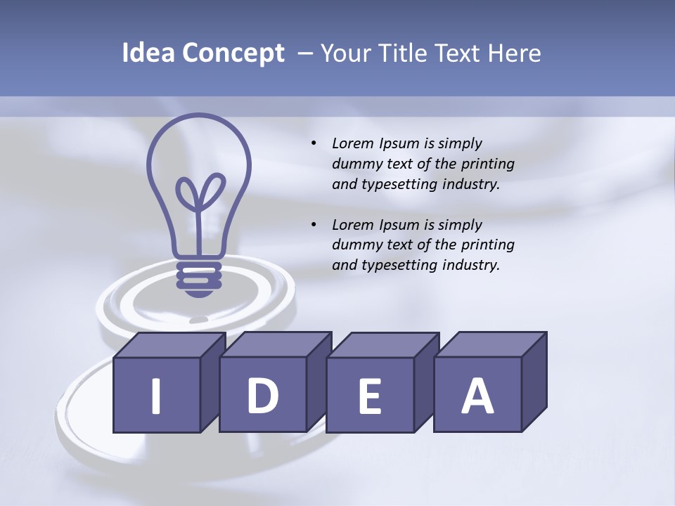 A Medical Powerpoint Presentation With A Stethoscope PowerPoint Template