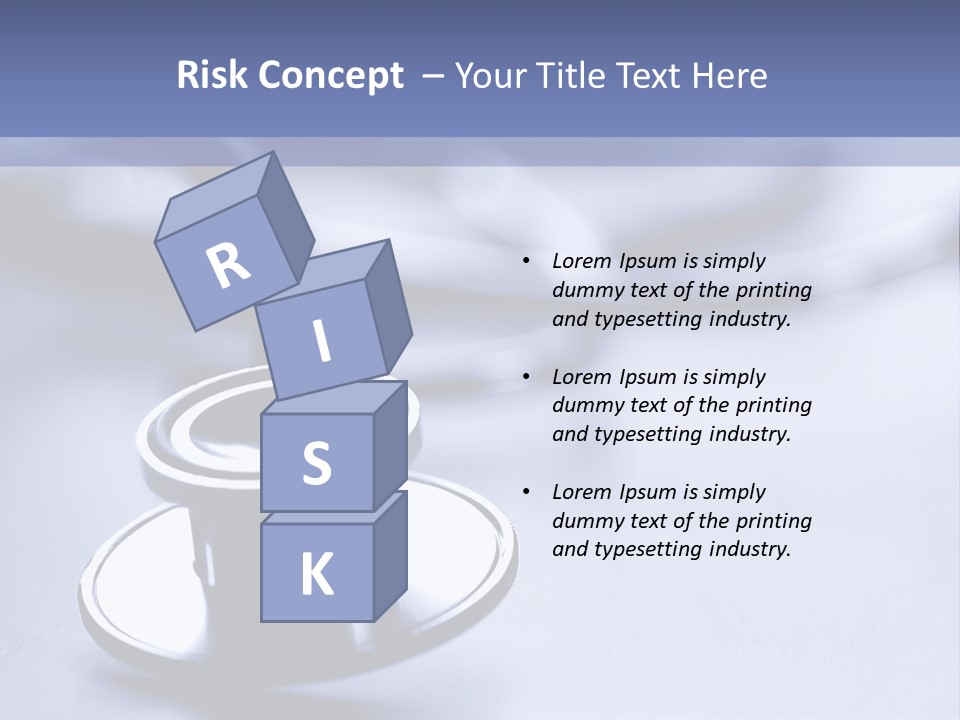 A Medical Powerpoint Presentation With A Stethoscope PowerPoint Template