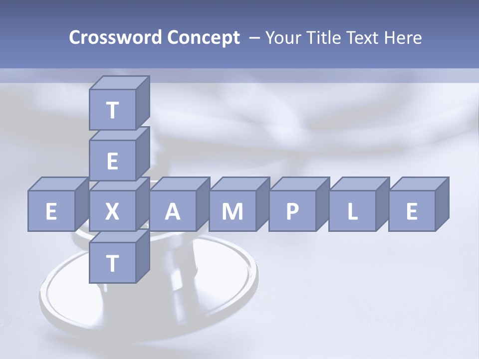 A Medical Powerpoint Presentation With A Stethoscope PowerPoint Template