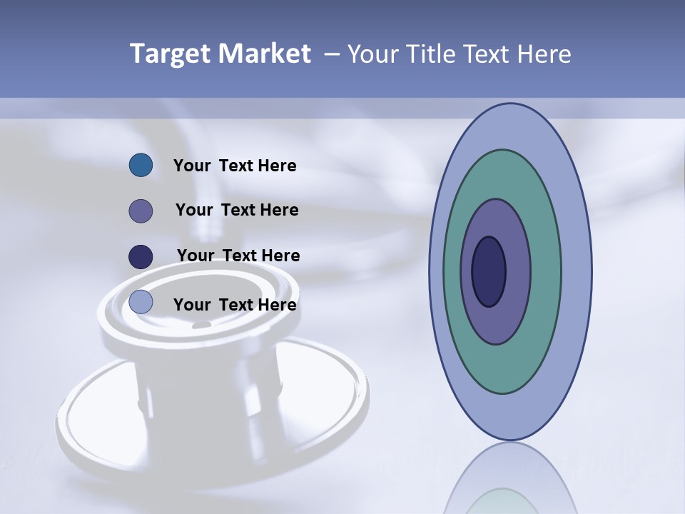 A Medical Powerpoint Presentation With A Stethoscope PowerPoint Template