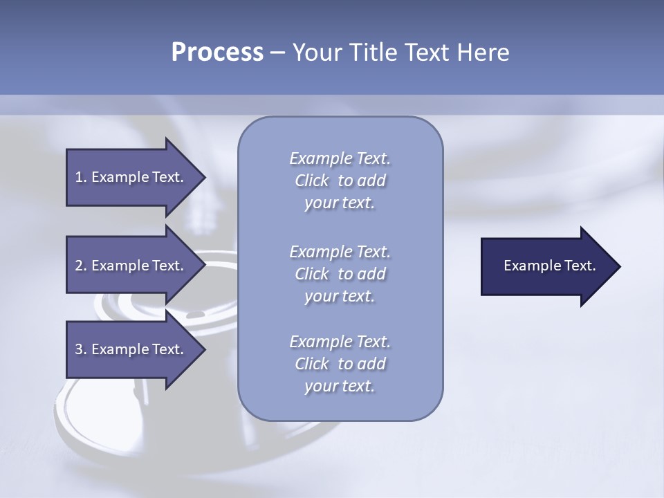 A Medical Powerpoint Presentation With A Stethoscope PowerPoint Template