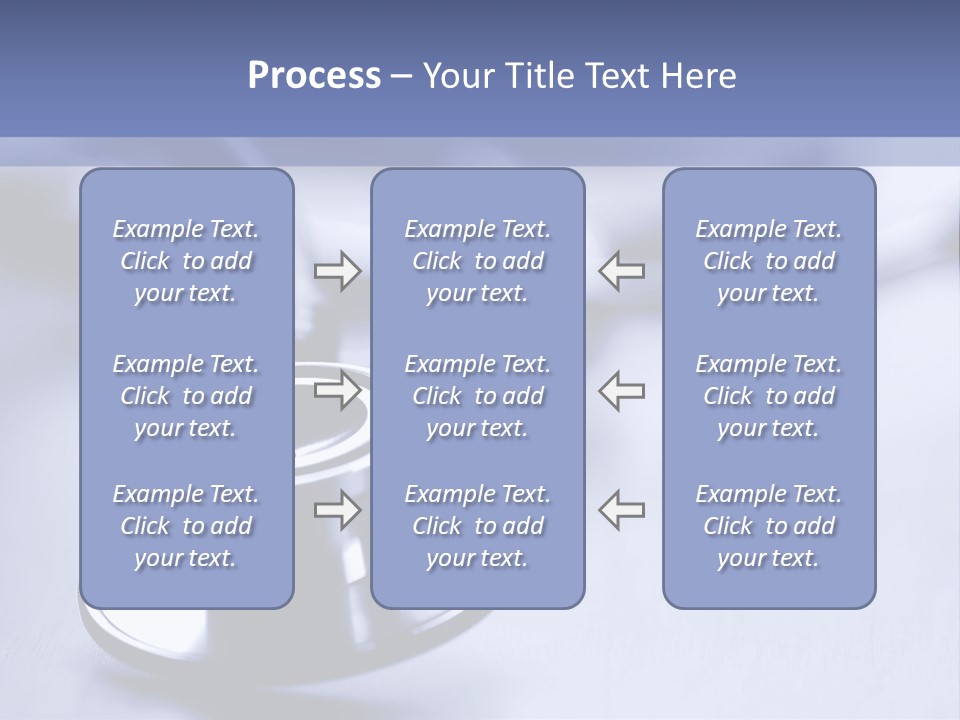 A Medical Powerpoint Presentation With A Stethoscope PowerPoint Template
