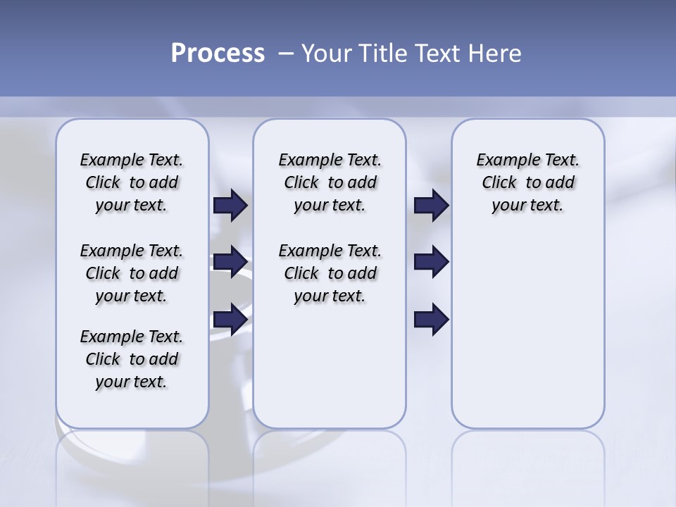 A Medical Powerpoint Presentation With A Stethoscope PowerPoint Template