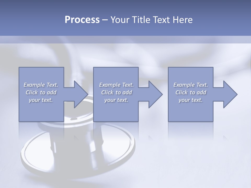 A Medical Powerpoint Presentation With A Stethoscope PowerPoint Template
