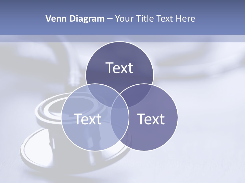 A Medical Powerpoint Presentation With A Stethoscope PowerPoint Template