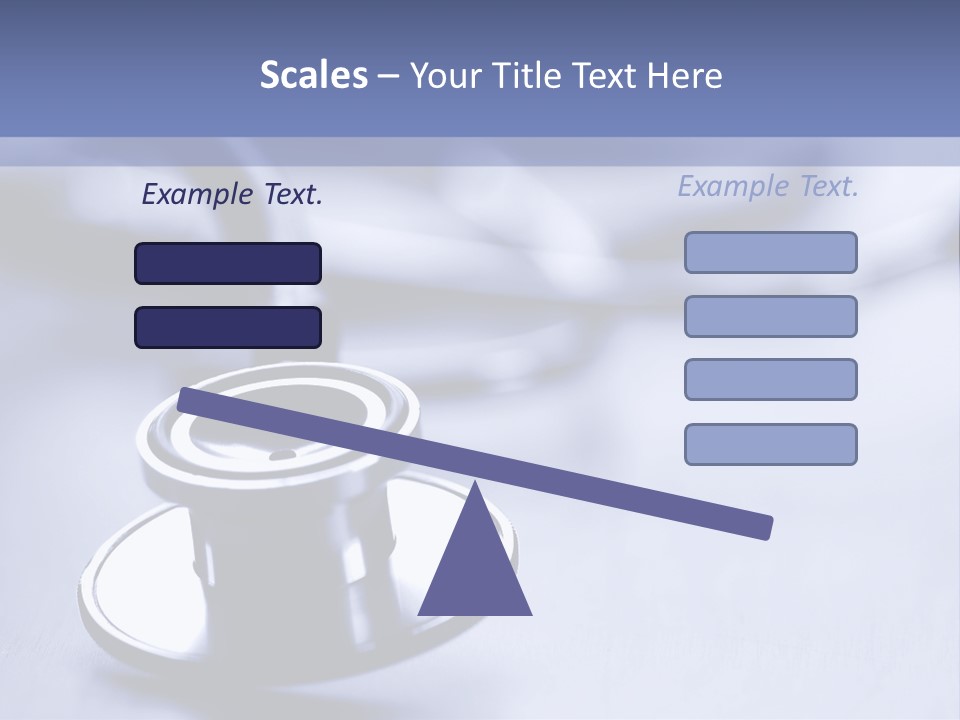A Medical Powerpoint Presentation With A Stethoscope PowerPoint Template