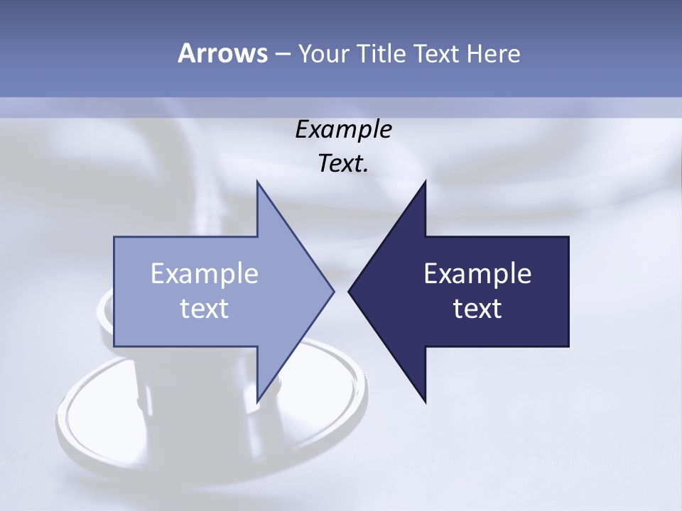 A Medical Powerpoint Presentation With A Stethoscope PowerPoint Template