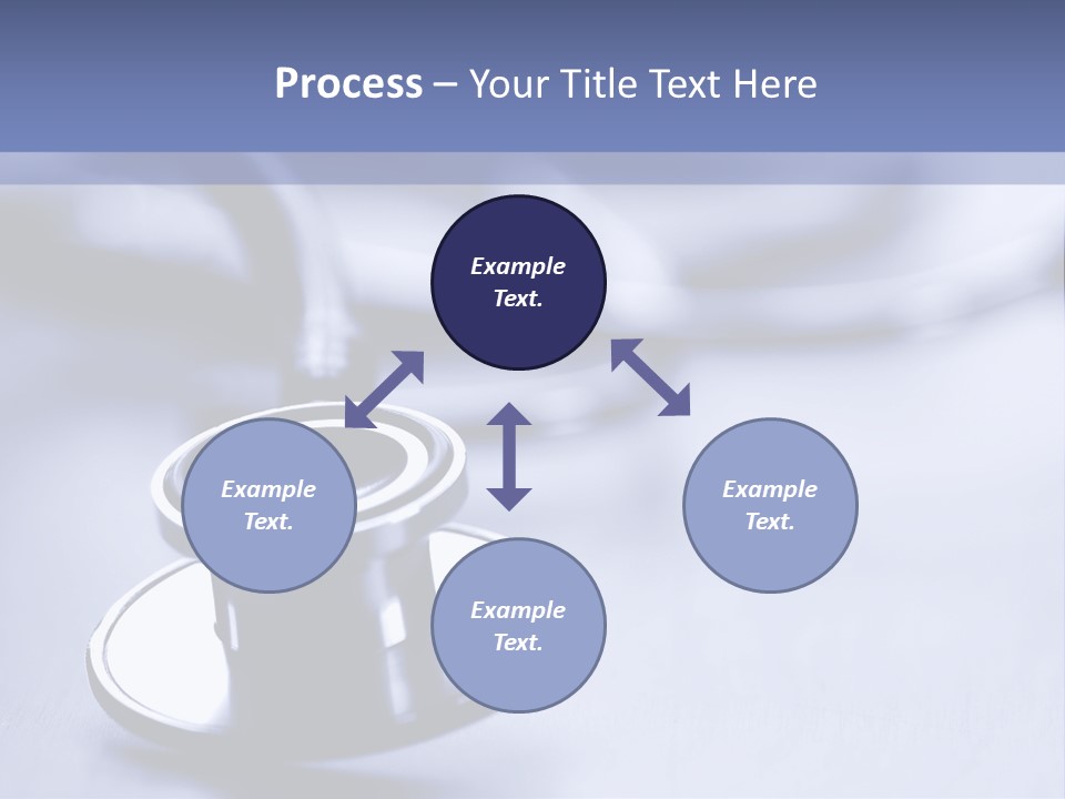 A Medical Powerpoint Presentation With A Stethoscope PowerPoint Template