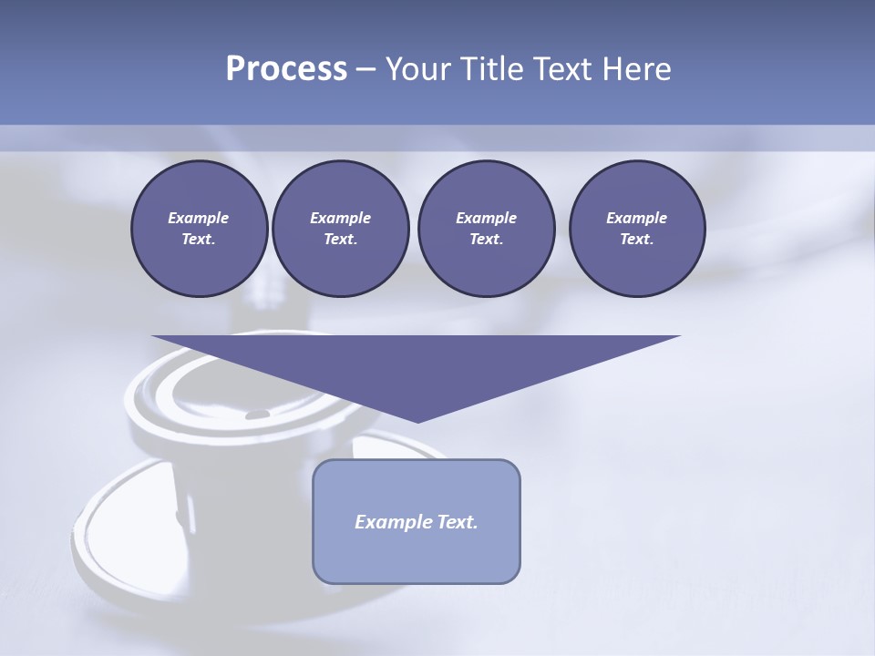 A Medical Powerpoint Presentation With A Stethoscope PowerPoint Template