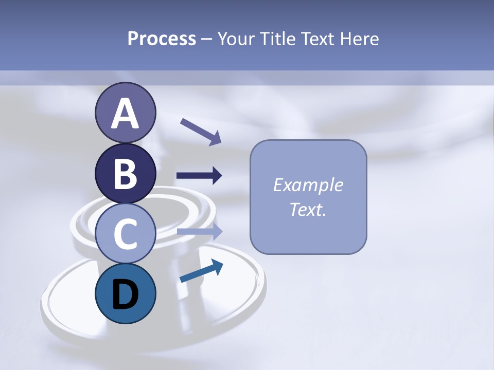 A Medical Powerpoint Presentation With A Stethoscope PowerPoint Template