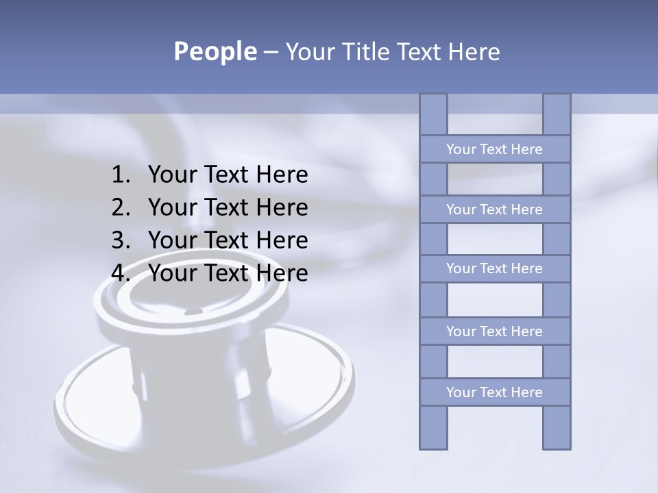 A Medical Powerpoint Presentation With A Stethoscope PowerPoint Template