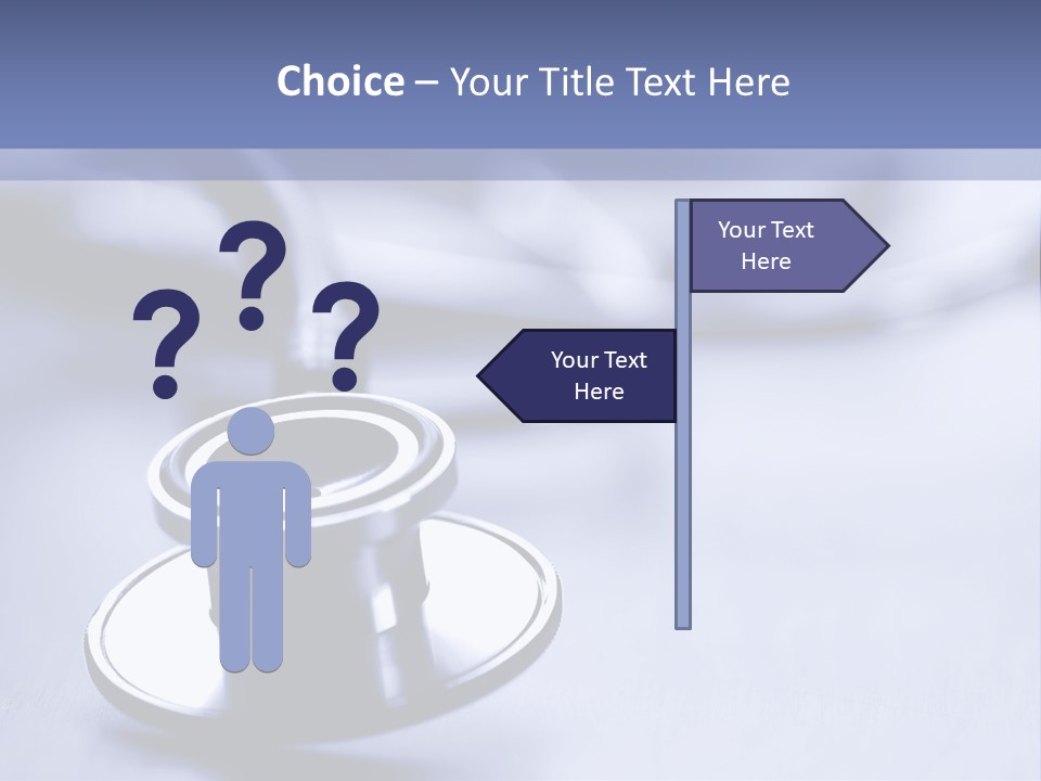 A Medical Powerpoint Presentation With A Stethoscope PowerPoint Template