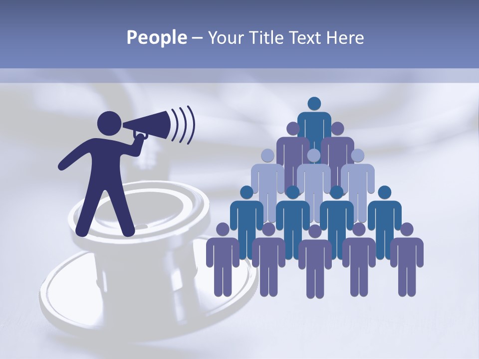 A Medical Powerpoint Presentation With A Stethoscope PowerPoint Template