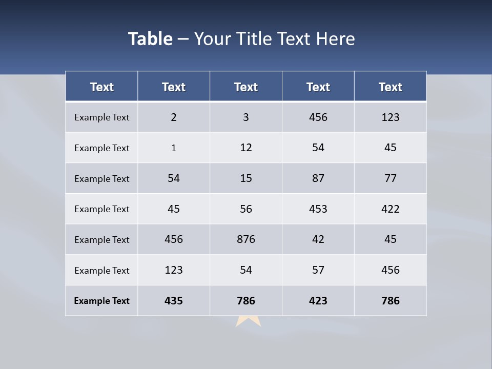 A Blue And Yellow Flag With Stars On It PowerPoint Template