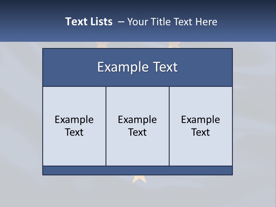 A Blue And Yellow Flag With Stars On It PowerPoint Template