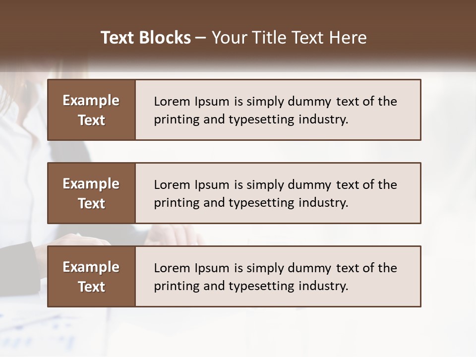 A Woman Sitting At A Table Using A Tablet Computer PowerPoint Template