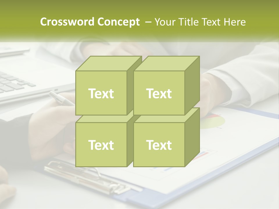 A Group Of People Sitting At A Table With Laptops PowerPoint Template