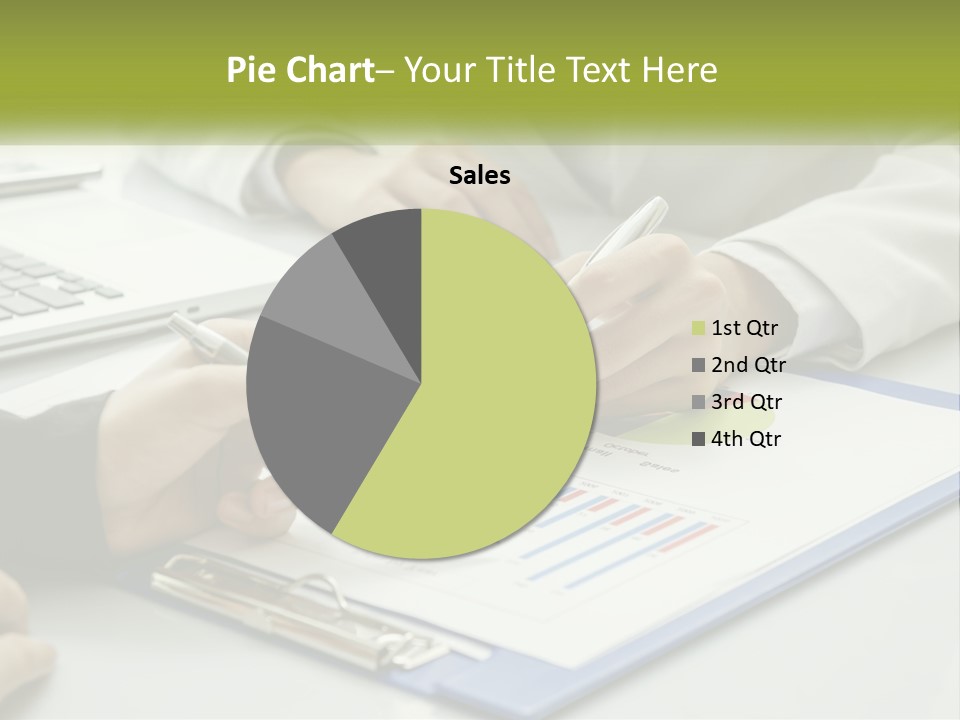 A Group Of People Sitting At A Table With Laptops PowerPoint Template