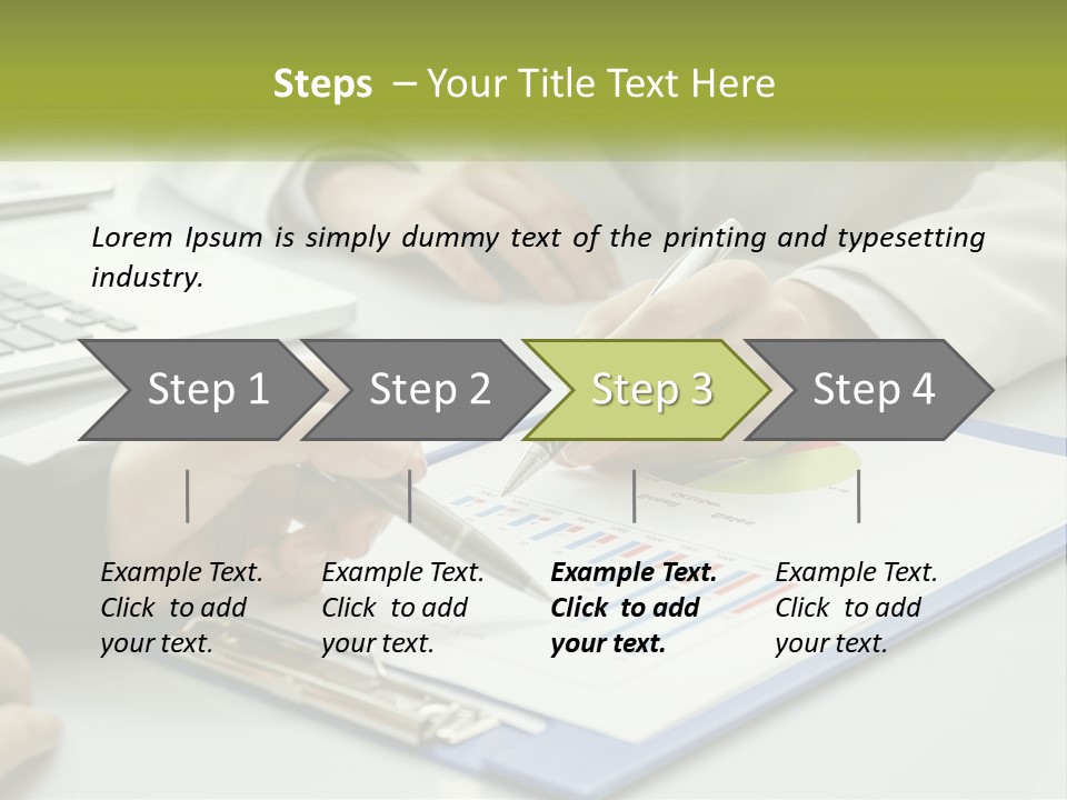 A Group Of People Sitting At A Table With Laptops PowerPoint Template