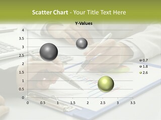 A Group Of People Sitting At A Table With Laptops PowerPoint Template
