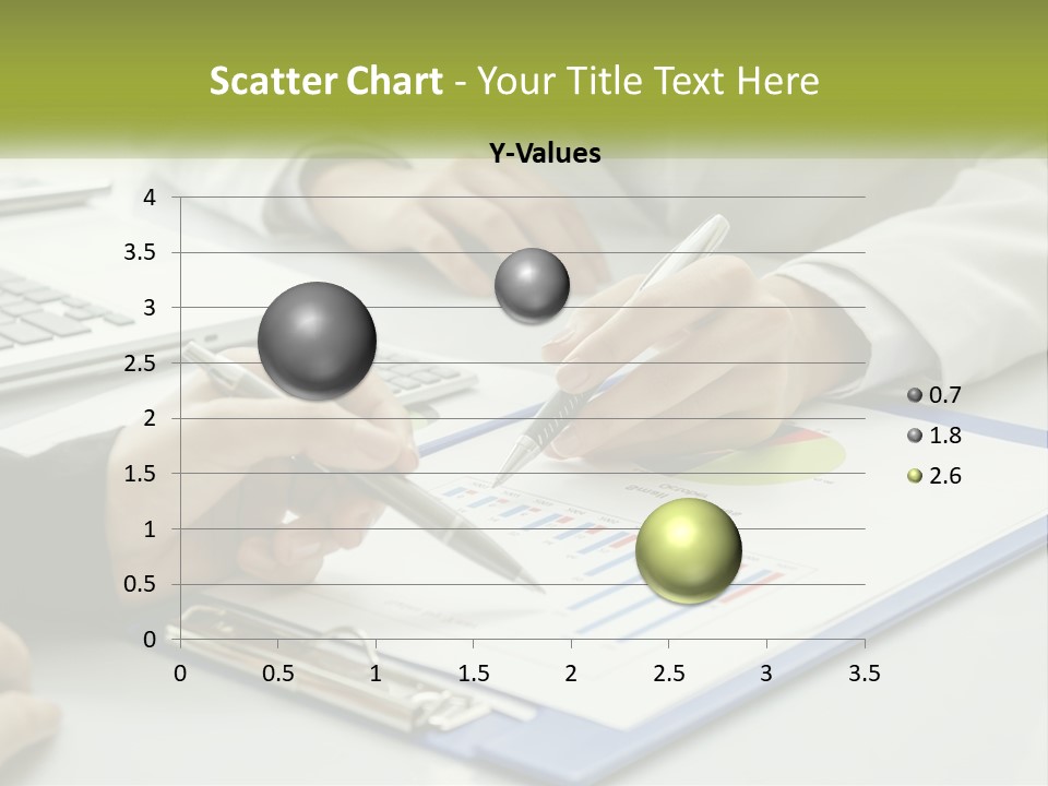 A Group Of People Sitting At A Table With Laptops PowerPoint Template
