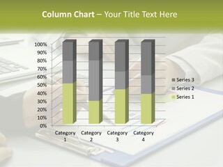 A Group Of People Sitting At A Table With Laptops PowerPoint Template
