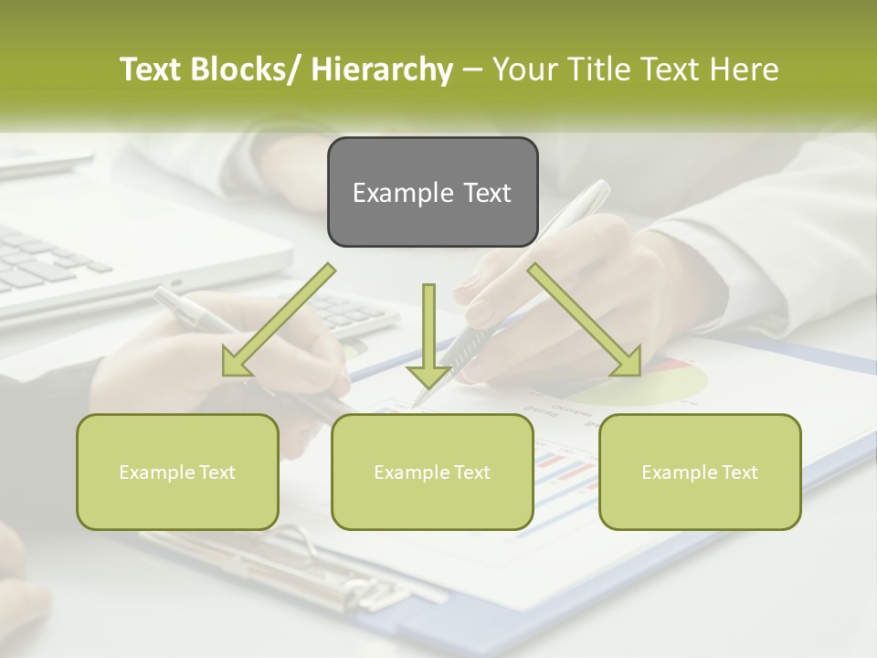 A Group Of People Sitting At A Table With Laptops PowerPoint Template