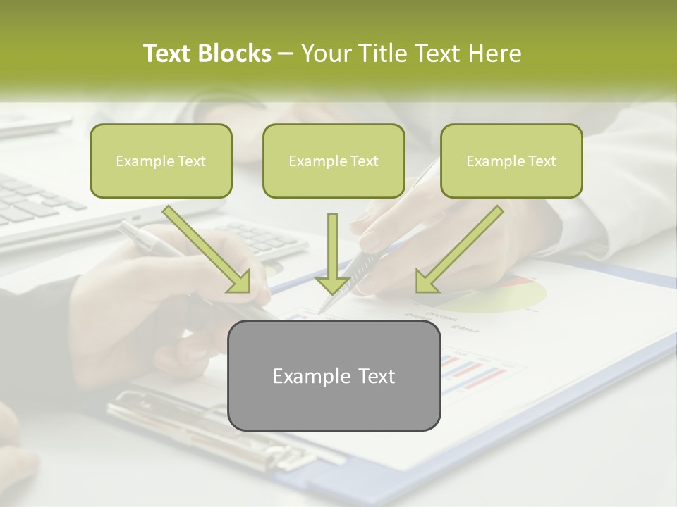 A Group Of People Sitting At A Table With Laptops PowerPoint Template