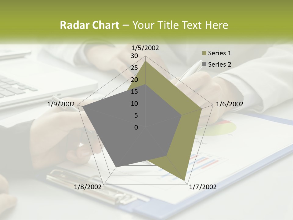 A Group Of People Sitting At A Table With Laptops PowerPoint Template