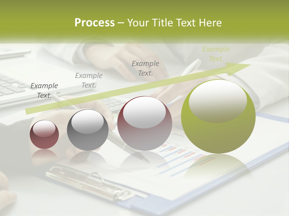 A Group Of People Sitting At A Table With Laptops PowerPoint Template