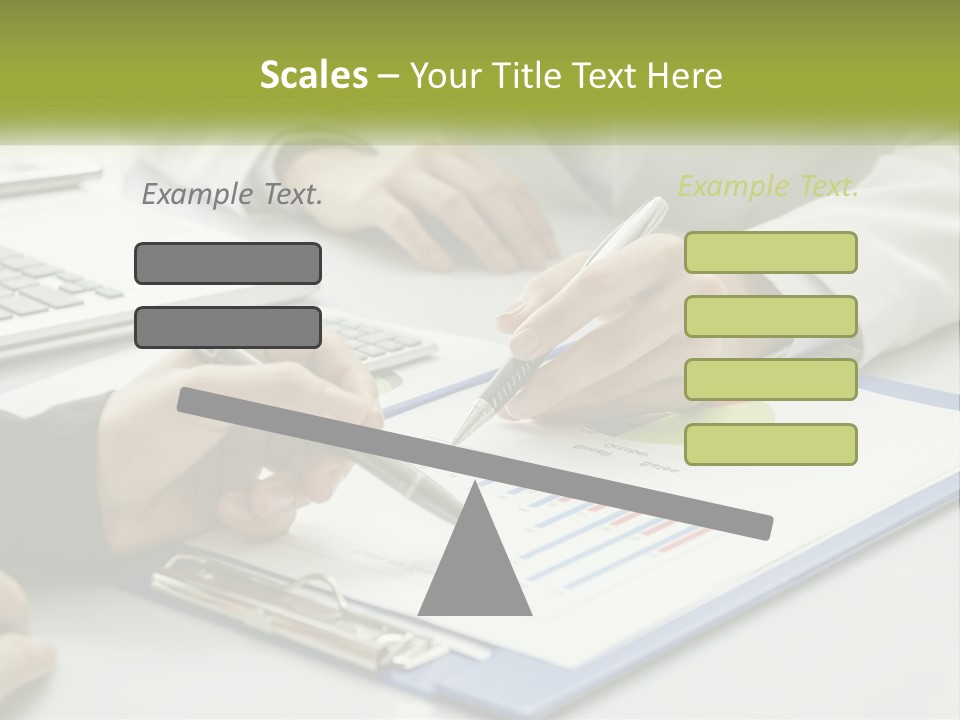 A Group Of People Sitting At A Table With Laptops PowerPoint Template