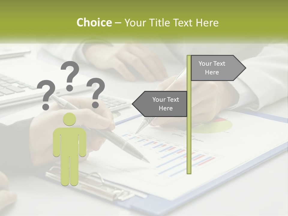 A Group Of People Sitting At A Table With Laptops PowerPoint Template