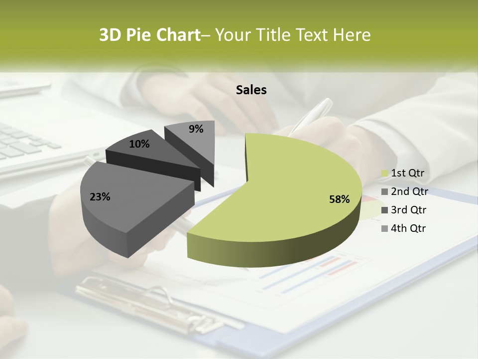 A Group Of People Sitting At A Table With Laptops PowerPoint Template
