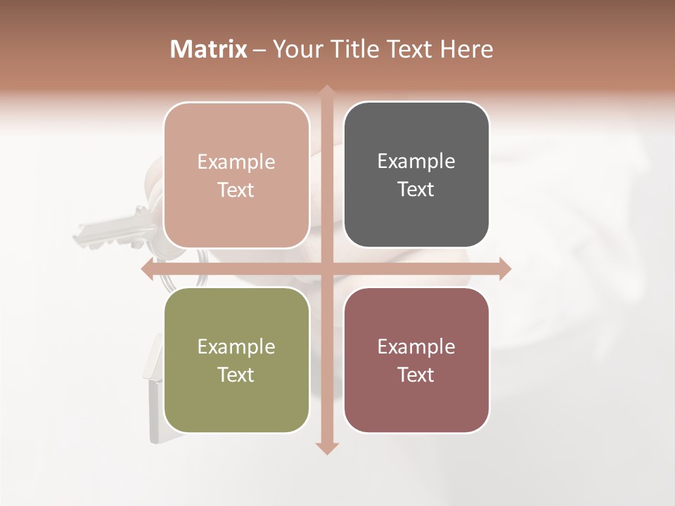 A Person Holding A Key To A House PowerPoint Template