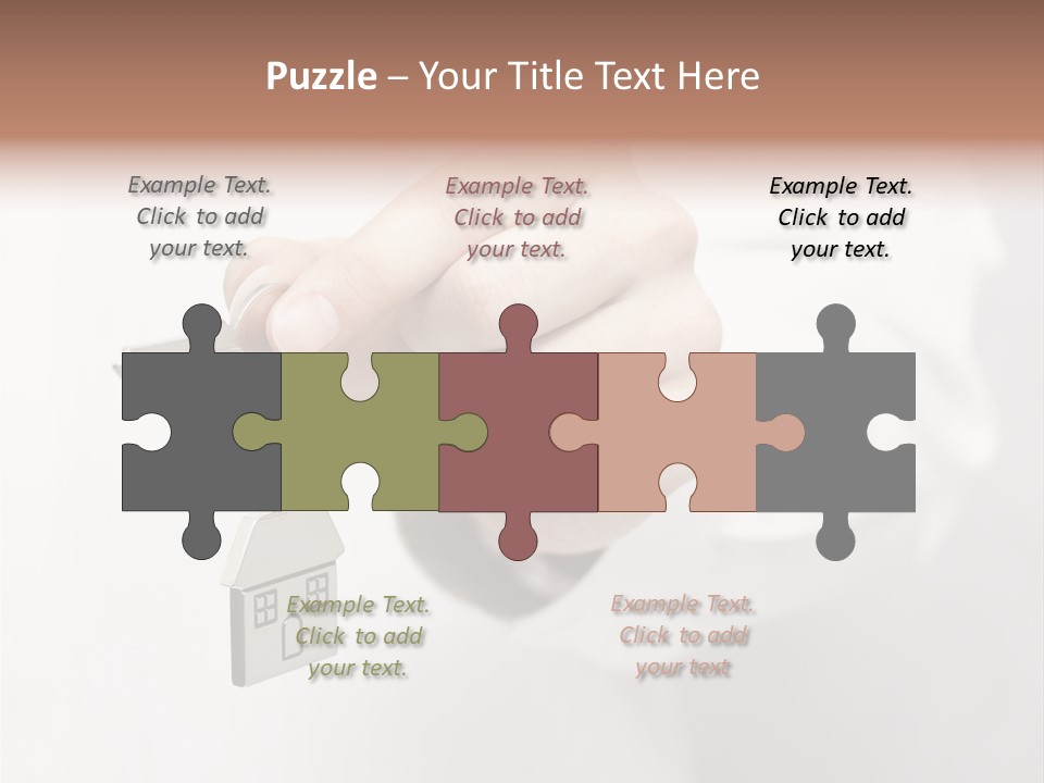 A Person Holding A Key To A House PowerPoint Template