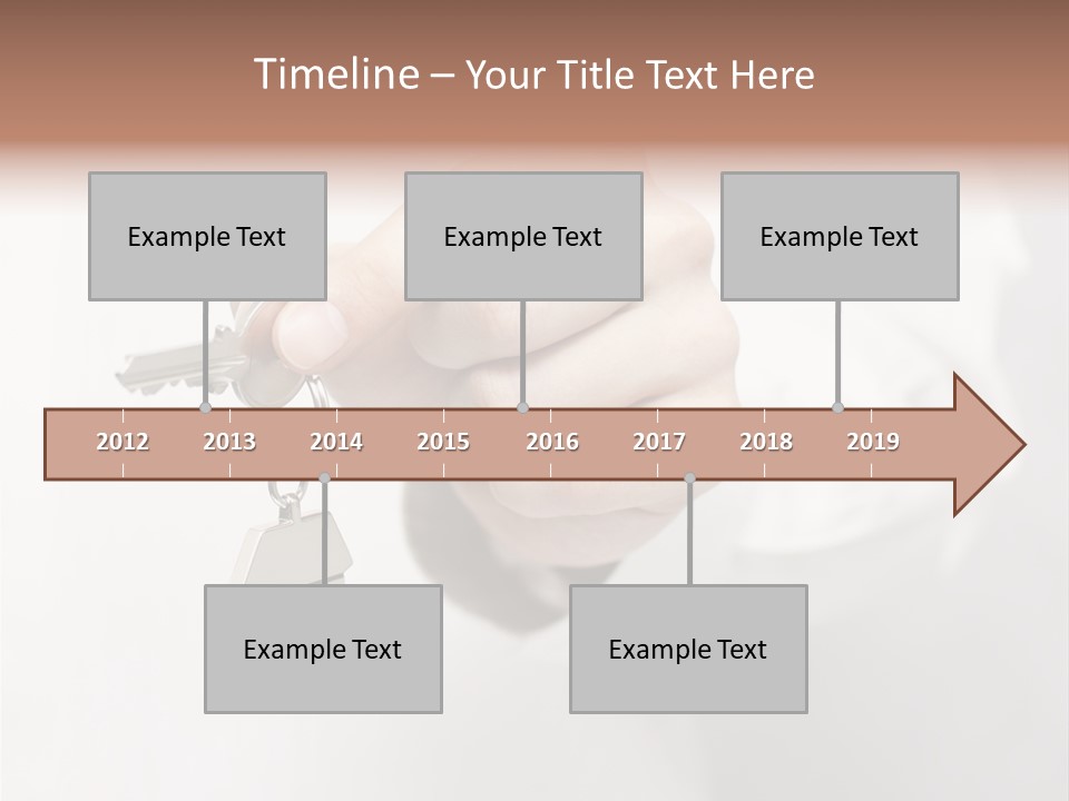 A Person Holding A Key To A House PowerPoint Template