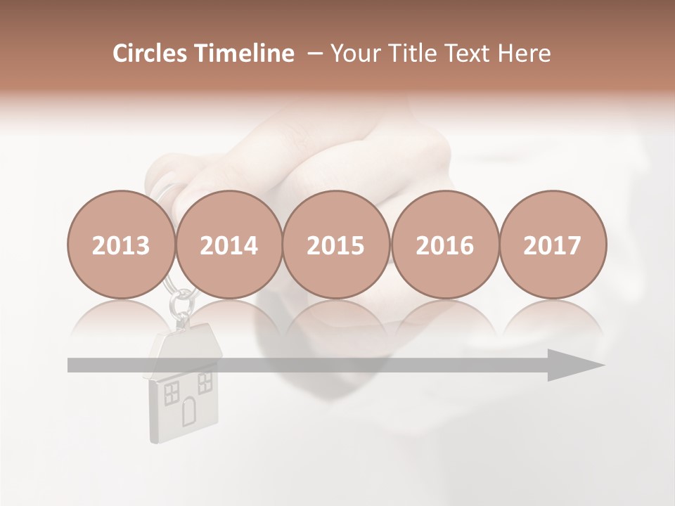 A Person Holding A Key To A House PowerPoint Template