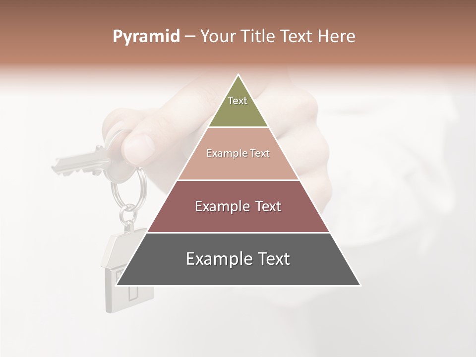 A Person Holding A Key To A House PowerPoint Template