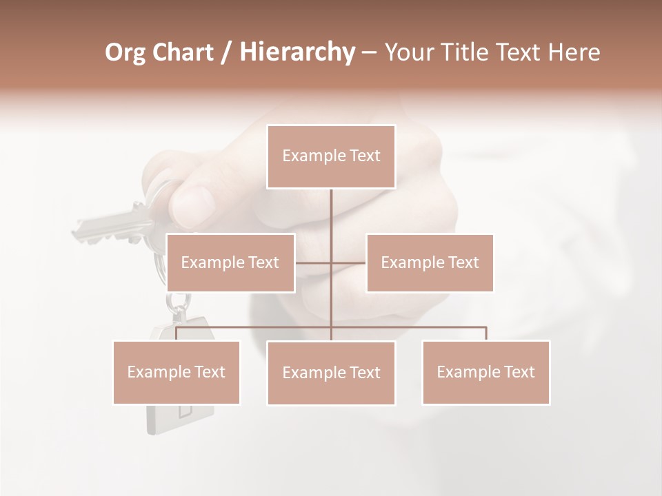 A Person Holding A Key To A House PowerPoint Template