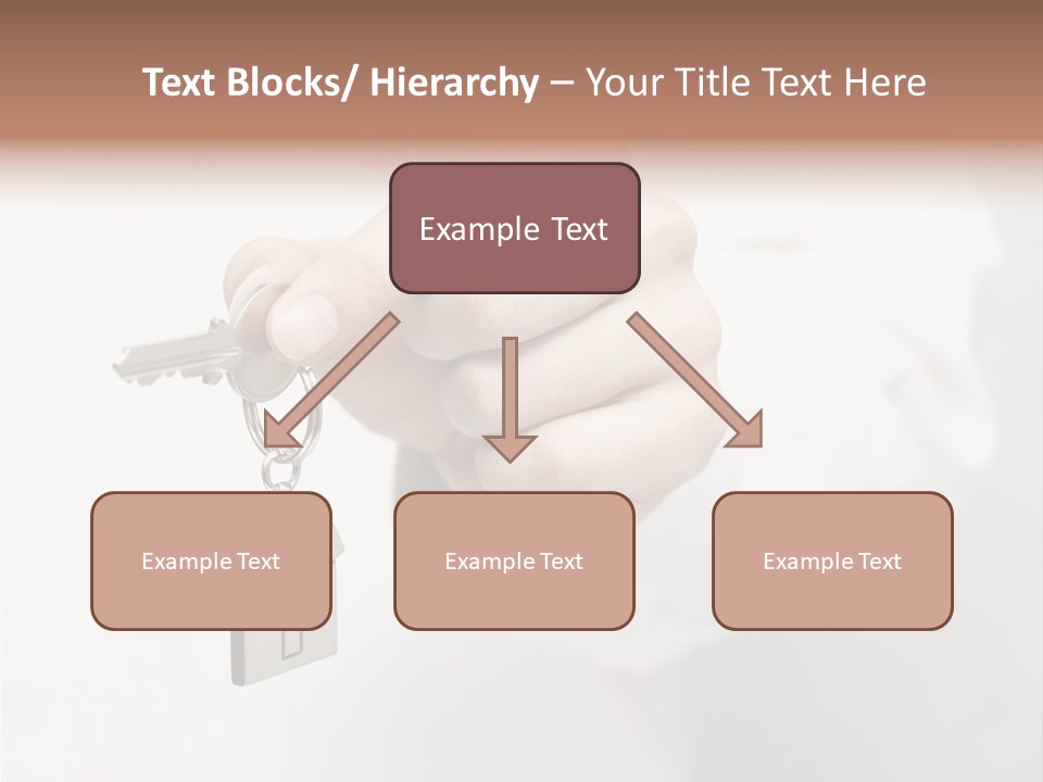 A Person Holding A Key To A House PowerPoint Template