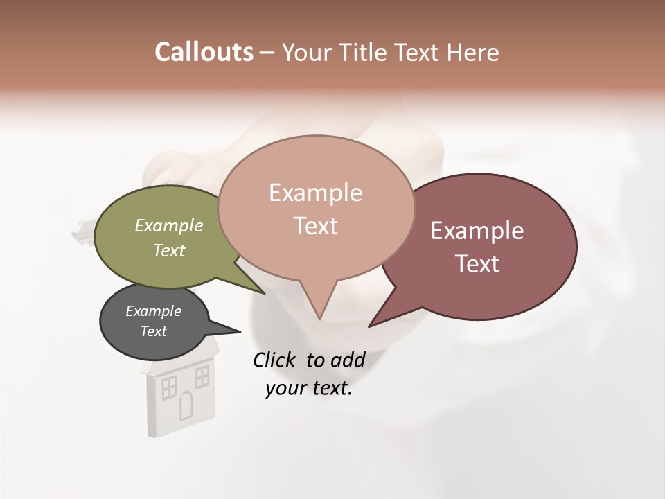 A Person Holding A Key To A House PowerPoint Template