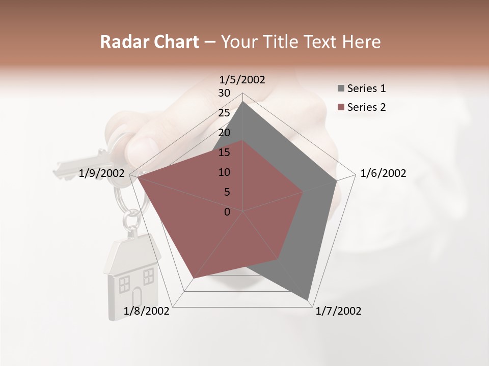 A Person Holding A Key To A House PowerPoint Template