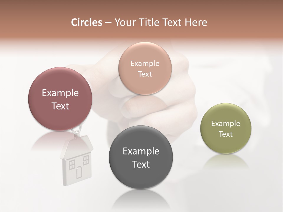 A Person Holding A Key To A House PowerPoint Template